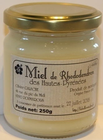 Miel de rhododendron bio – rare et délicat, récolté en altitude
