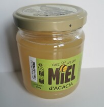 Miel d’acacia bio – très clair, goût doux et liquide