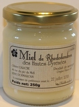 Miel de rhododendron bio – rare et délicat, récolté en altitude
